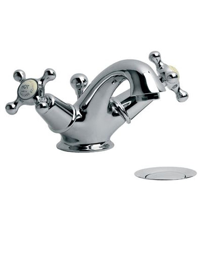 Lefroy Brooks CH1189 Connaught Monobloc Basin Mixer with Pop-Up Waste