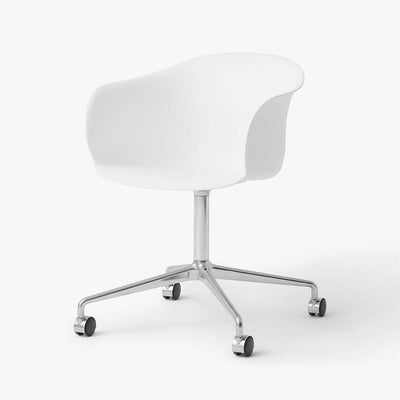 &Tradition JH36 JH36 Elefy Chair with Swivel Base & Castors