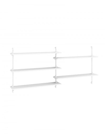 MOEBE Wall shelving set double