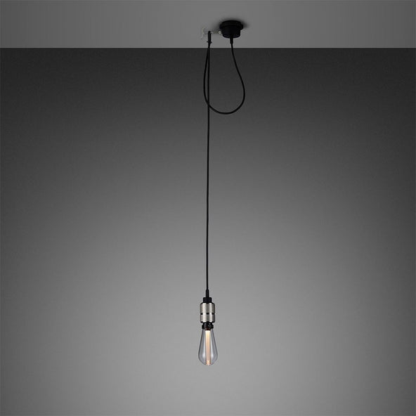 Outlet Hooked 1.0 pendant - Steel, No shade, 2m