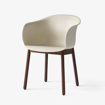 &Tradition JH30 Elefy Chair with Wooden Legs