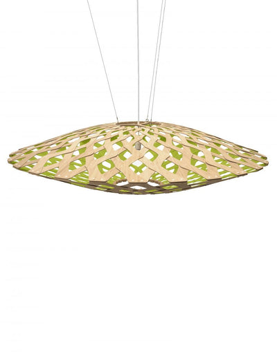 David Trubridge Flax Pendant Light Coloured - 1 Side