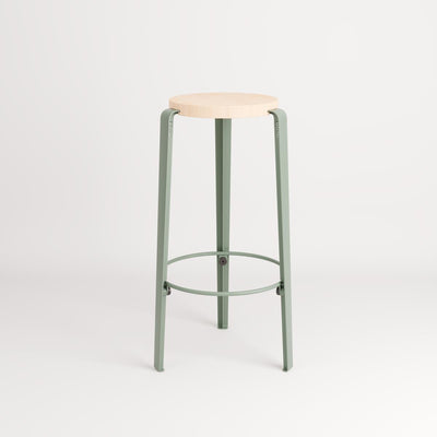 TIPTOE BIG LOU Stool - Wooden Seat