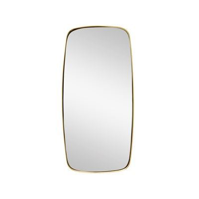 Outlet Metal framed rectangular mirror - Brass