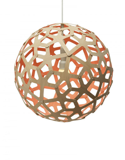 David Trubridge Coral Pendant Light - Colour Inside