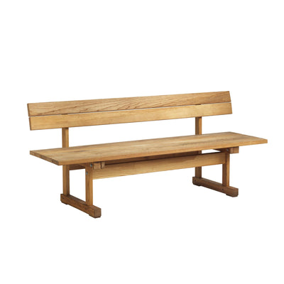 FDB Mobler M16 Ermelunden Garden Bench in Oiled Ash