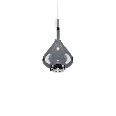 Outlet Sky-Fall pendant - Medium - glossy smoke