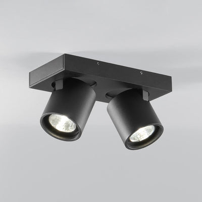 Outlet Focus ceiling light - Mini - double, Black