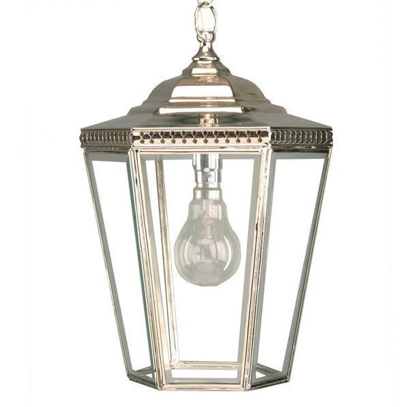 Outlet Chelsea pendant - 1 light, Polished nickel