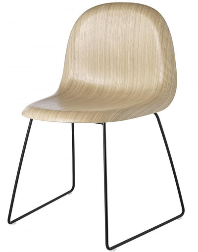 GUBI 3D Dining Chair - Sledge Base