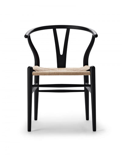 Carl Hansen & Son CH24 Wishbone Chair - Soft With Coloured Frame