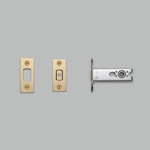 Outlet Buster and Punch Tubular Latch 57mm - Brass