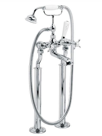 Lefroy Brooks Classic Bath Shower Mixer with Standpipes LB1144