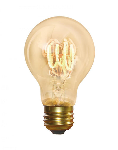 Industville Vintage Spiral E27 LED Classic Bulb - Amber