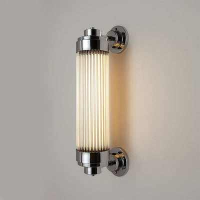 Pillar offset wall light