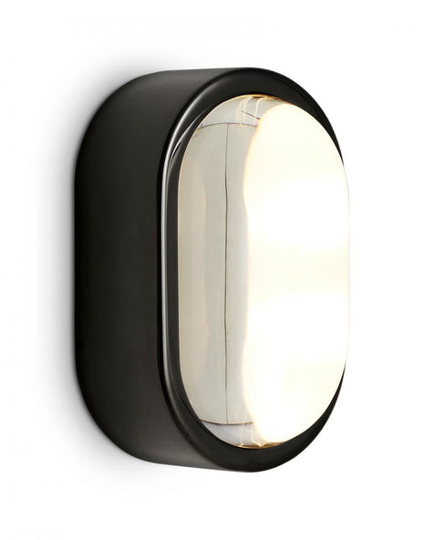 Outlet Spot wall light - Oval, Black