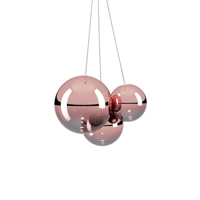 Random cluster pendant light