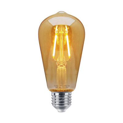 LED dimmable filament teardrop bulb - E27 - Extra Warm