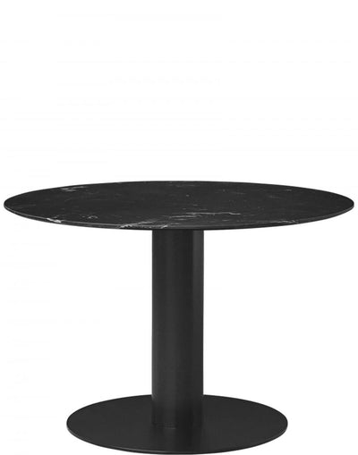 GUBI 2.0 Dining Table - Round - Black Base - 110