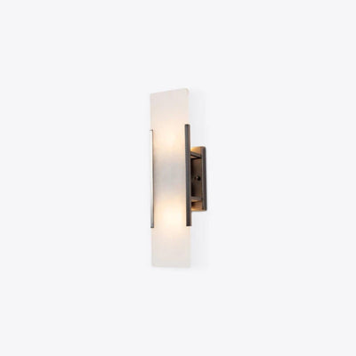 Pure White Lines Mosman Bronze Linear Wall Sconce