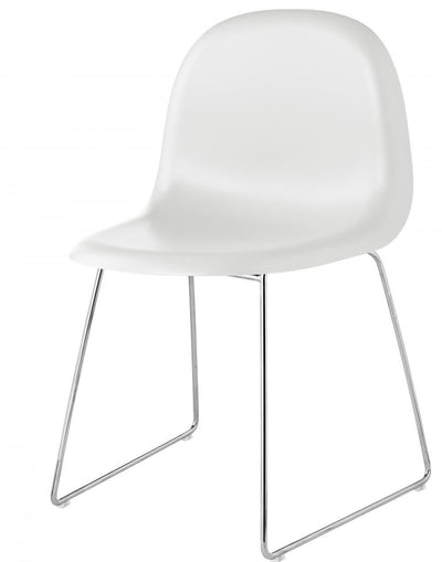 GUBI 3D Dining Chair - Sledge Base