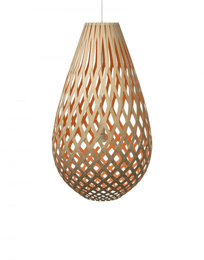 David Trubridge Koura Pendant Light Coloured - 1 Side