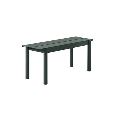 Linear steel bench