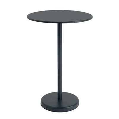 Muuto Linear high round steel cafe table