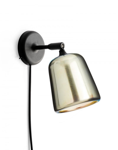 Outlet Material wall lamp - Yellow steel