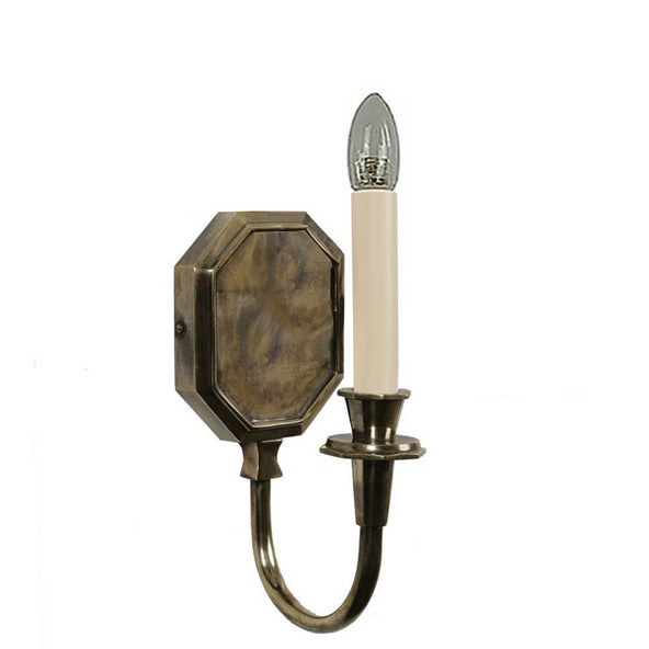 Ex-Display Limehouse Diane Single Bathroom Wall Sconce - Distressed, IP44