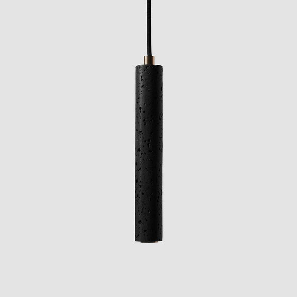 Outlet Bang pendant - Marble or lavastone - Lava stone with brass fitting