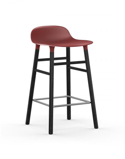 Normann Copenhagen Form Barstool - Wooden Legs