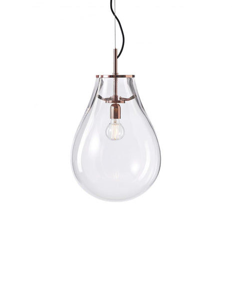 Ex-Display Tim pendant light - Small, Copper fittings