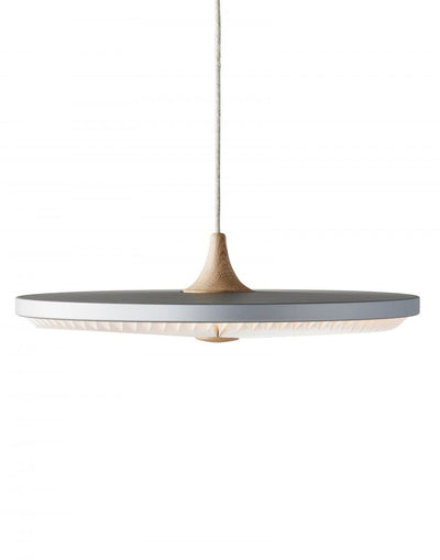 Outlet Le Klint Soleil pendant - Medium, Silver cloud / light oak