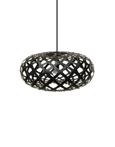 Outlet Kina pendant coloured - 2 sides - Small, Black