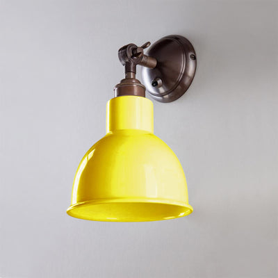 Old School Electric Churchill Wall Light, Short Arm