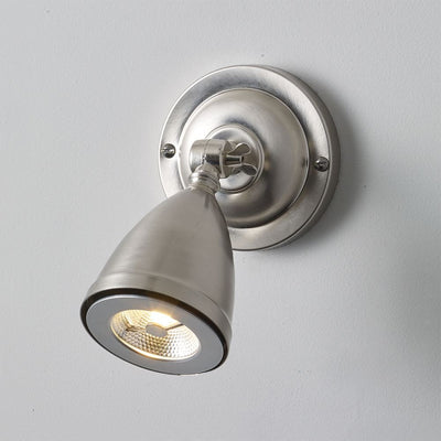 Outlet Whitby LED spotlight with integral driver - Spotlight with shade & integral driver, Nickel