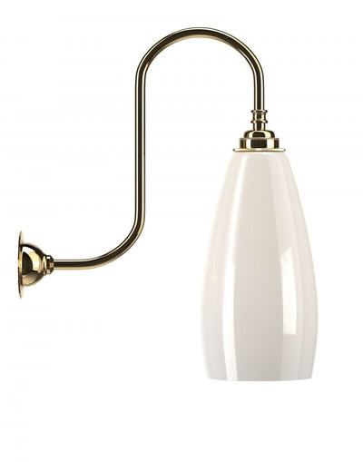 Fritz Fryer Upton Swan Neck Wall Light