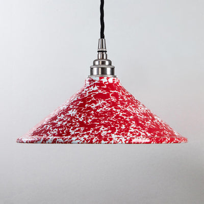 Old School Electric Splatter Wear Pendant Light