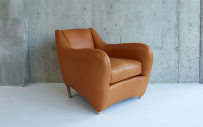 Balzac Armchair - Sorensen Utah Russet leather