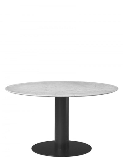 GUBI 2.0 Dining Table - Round - Black Base - 130