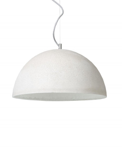 Outlet Sfera Pendant Light - Large, Steel finish and ceiling rose