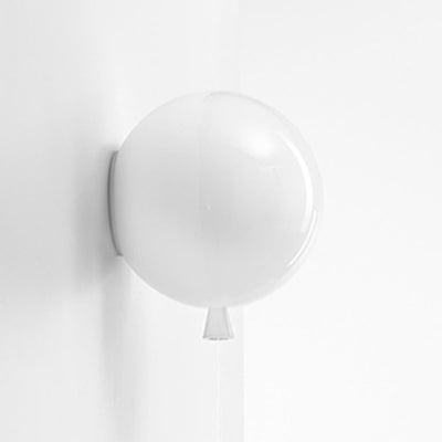 Outlet Memory wall light - Small, glossy surface, triplex opal, white