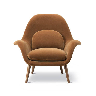 Fredericia Swoon chair and ottoman