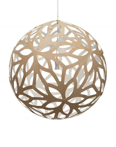 David Trubridge Floral Pendant Light Coloured - 1 Side