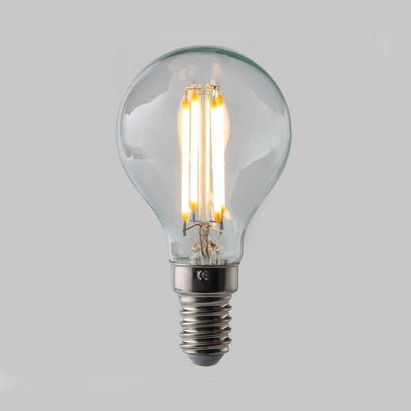 LED filament dimmable golf ball bulb - E14