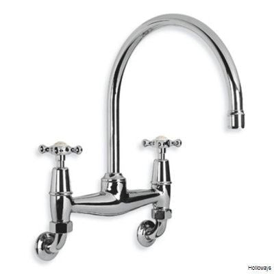 Lefroy Brooks CH1518 Connaught Wall Mounted Kitchen Bridge Mixer Tap