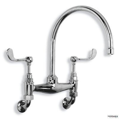 Lefroy Brooks CL1518 Connaught Wall Mounted Kitchen Mixer Tap with Lever Handles