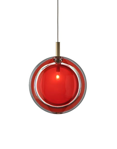 Lens pendant light