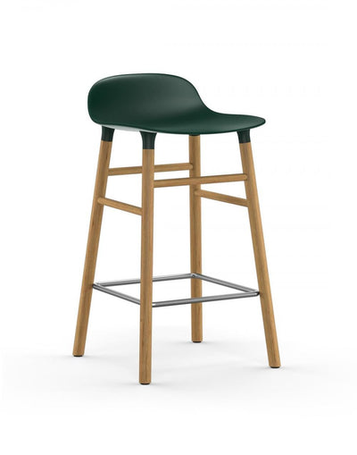 Normann Copenhagen Form Barstool - Wooden Legs